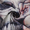 Trui jurk - stijlvolle lange mouw dames jurk met abstracte print