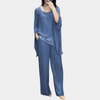 2-delige elegante damesoutfit - stijlvolle top en wijde broek