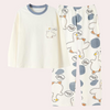 2-delige pyjama set - crèmekleurige dames pyjama met eendenprint