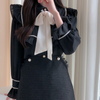 Blouse met ruches - chique lange mouw dames top