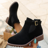 Enkellaarsjes - stijlvolle suede dames enkellaarsjes