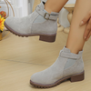 Enkellaarsjes - stijlvolle suede dames enkellaarsjes
