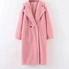 Dames teddyjas - stijlvolle lange oversized damesjas