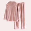 2-delige luxe winterpyjama set - zachte fleece dames loungewear