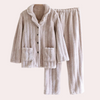 2-delige luxe winterpyjama set - zachte fleece dames loungewear