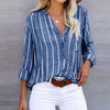 Dames gestreepte overhemd - casual losse blouse voor een dagelijkse chique look
