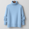 Vrouwen oversized turtleneck trui van luxe breiwerk - voor casual lagen in de herfst & winter