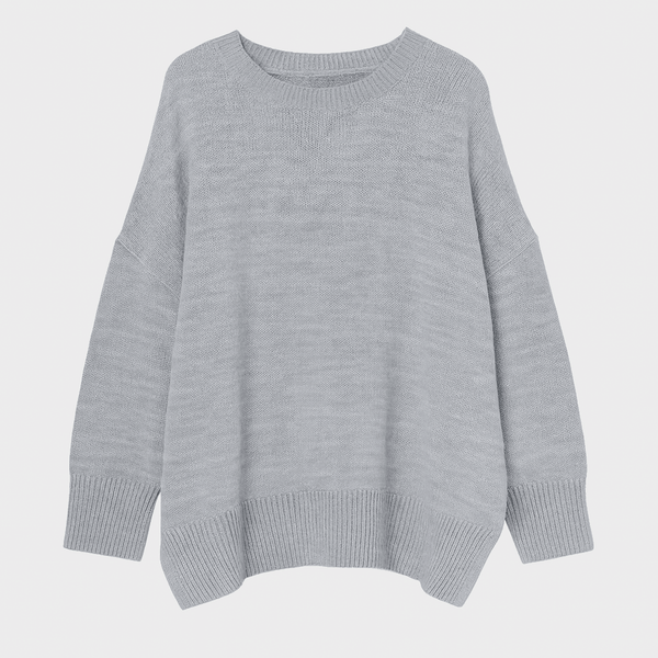 Dames oversized trui - zachte breiwear voor casual uitjes - relaxed fit jumper voor thuis en elke gelegenheid