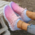 Slip-on sneakers - trendy dames sportieve schoenen
