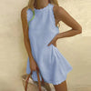 Dames casual jurk - lichtgewicht zomeroutfit met elegante mouwloze stijl en geschulpte zoom voor de warme dagen