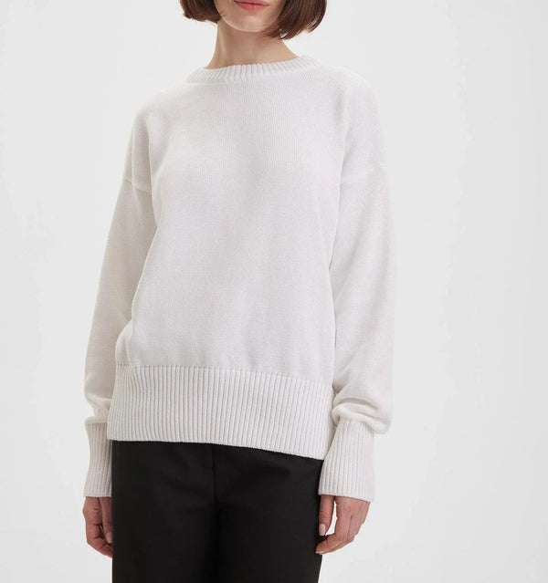 Dames gebreide trui voor casual stijl - ontspannen pasvorm warme trui voor elke dag