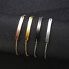 Gepersonaliseerde armband - sterling zilveren dames schakelarmband