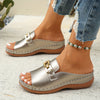 Dames slip-on sandalen - stijlvolle open teen schoenen voor elke dag