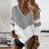 Dames v-hals gebreide trui - elegante en veelzijdige knitwear voor casual en chique gelegenheden