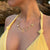 Dames gouden bedelketting met initiaal 'h' en zeethema-elementen - gepersonaliseerde sieraden