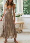 Trendy luipaardprint maxi-jurk - Bakkermode.nl