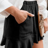 Zomer shorts met ruches - Bakkermode.nl