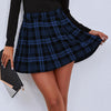 Dames plissé mini rok - trendy geruite design voor vrouwen