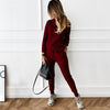 2-delig loungepak - stijlvolle gebreide top en broek voor dames