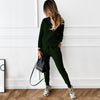 2-delig loungepak - stijlvolle gebreide top en broek voor dames