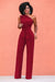 Jumpsuit - stijlvolle one-shoulder damesoutfit