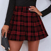Dames plissé mini rok - trendy geruite design voor vrouwen