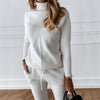 2-delig loungepak - stijlvolle gebreide top en broek voor dames
