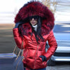 Dames winter pufferjack - stijlvolle met dons gevulde jas met fauxbont capuchon - Bakkermode.nl