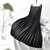 Geplisseerde midi rok - chique hoge taille damesrok