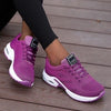 Dames sneakers - lichtgewicht sportieve schoenen met ademend mesh - Bakkermode.nl