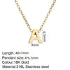 Initiaal hanger ketting - elegante gouden damesjuwelen