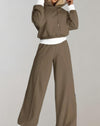 2-delige hoodie en broek set - moderne dames loungewear