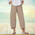 Dames relaxte fit katoenen broek - lichtgewicht casual wear voor dagelijks plezier