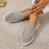 Slip-on loafers - suède dames instappers - Bakkermode.nl
