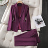 Op maat gemaakte blazer en broek set - verfijnd werkoutfit voor dames