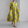 Boho bloemenjurk - ontspannen fit dames zomerjurk