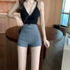 Hoge taille stretch shorts - Bakkermode.nl