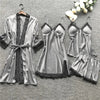 3-delig zijden slaapset - luxe dames nachtmode ensemble - Bakkermode.nl