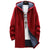 Lange fleece jas met capuchon - warme dames jas met rits en zachte voering - Bakkermode.nl