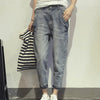 Lichtblauwe jeans - stijlvolle en gezellige dames denim broeken