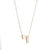 Gouden halsketting met hart en 's' hanger - elegante damespendant