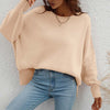 Dames oversized trui - zachte breiwear voor casual uitjes - relaxed fit jumper voor thuis en elke gelegenheid