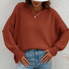 Dames oversized trui - zachte breiwear voor casual uitjes - relaxed fit jumper voor thuis en elke gelegenheid