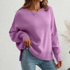 Dames oversized trui - zachte breiwear voor casual uitjes - relaxed fit jumper voor thuis en elke gelegenheid