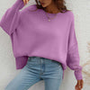 Dames oversized trui - zachte breiwear voor casual uitjes - relaxed fit jumper voor thuis en elke gelegenheid