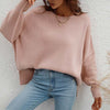 Dames oversized trui - zachte breiwear voor casual uitjes - relaxed fit jumper voor thuis en elke gelegenheid