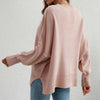 Dames oversized trui - zachte breiwear voor casual uitjes - relaxed fit jumper voor thuis en elke gelegenheid