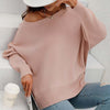 Dames oversized trui - zachte breiwear voor casual uitjes - relaxed fit jumper voor thuis en elke gelegenheid