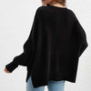Dames oversized trui - zachte breiwear voor casual uitjes - relaxed fit jumper voor thuis en elke gelegenheid