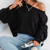 Dames oversized trui - zachte breiwear voor casual uitjes - relaxed fit jumper voor thuis en elke gelegenheid